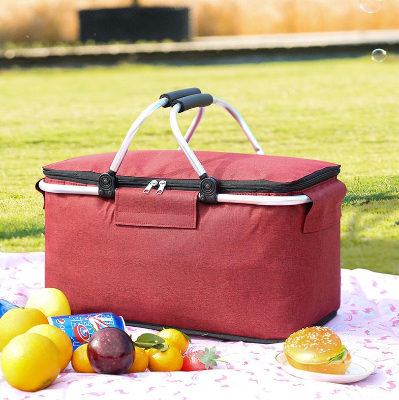 Термосумка 11304 20х23х40 см Червоний (4569977) - фото 2