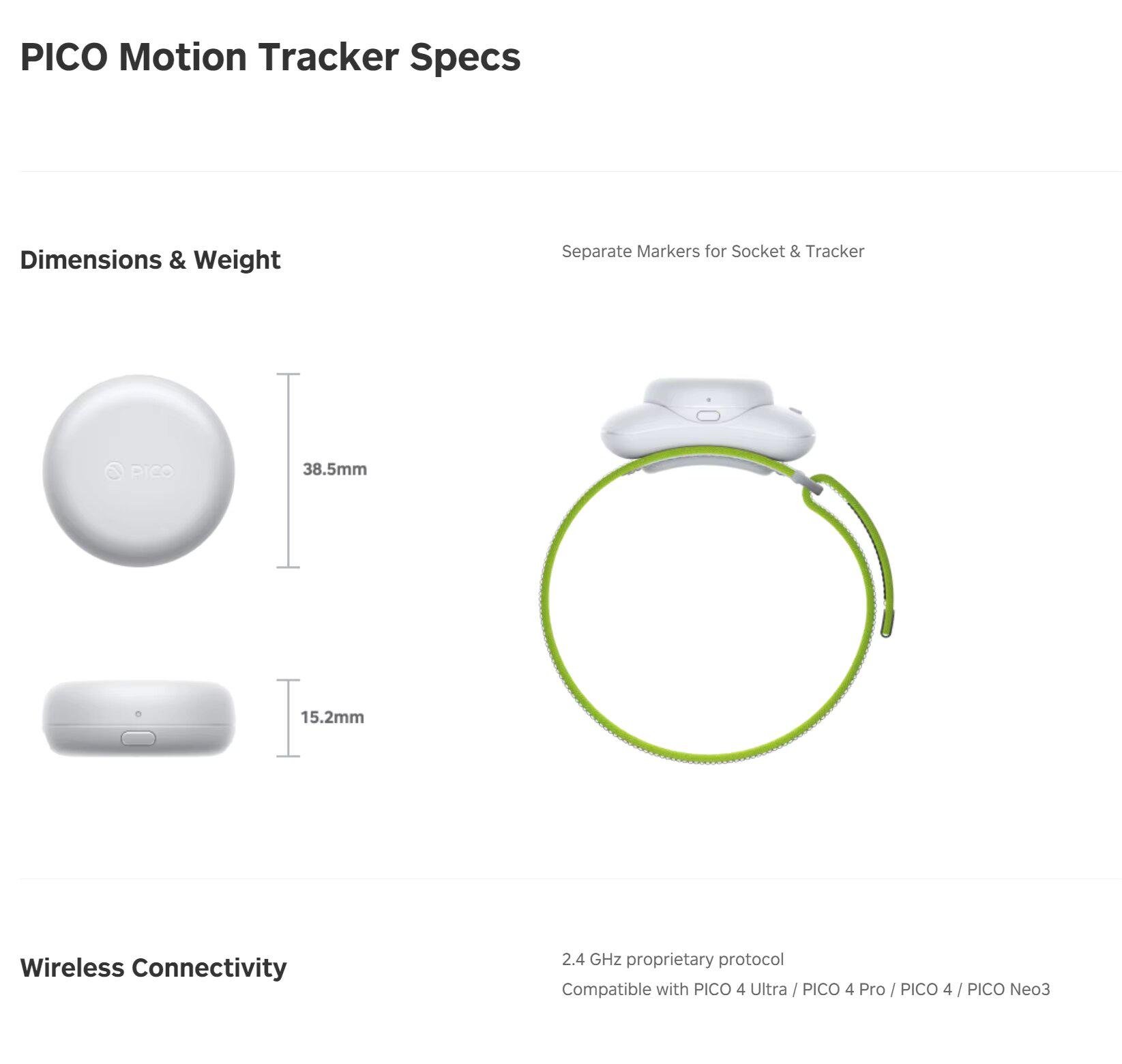 Трекер PICO Motion Tracker 2.0 (PC-PMT2) - фото 6