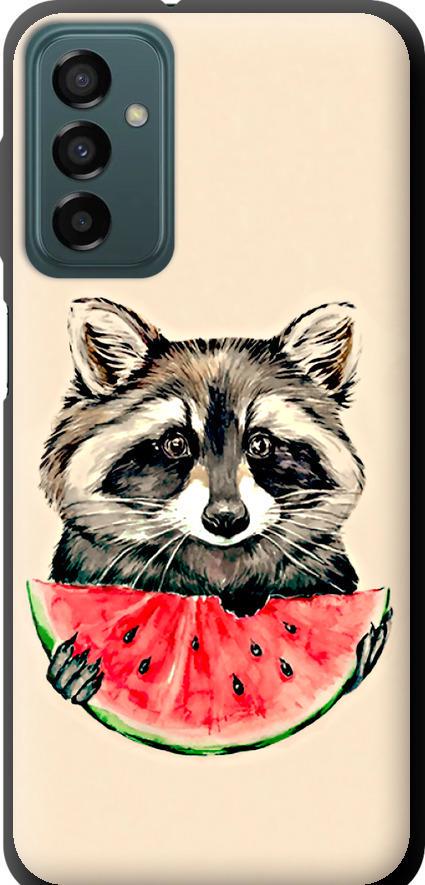 Чехол на Samsung Galaxy M13 M135 Енотик с арбузом (4605b-2765-42517)