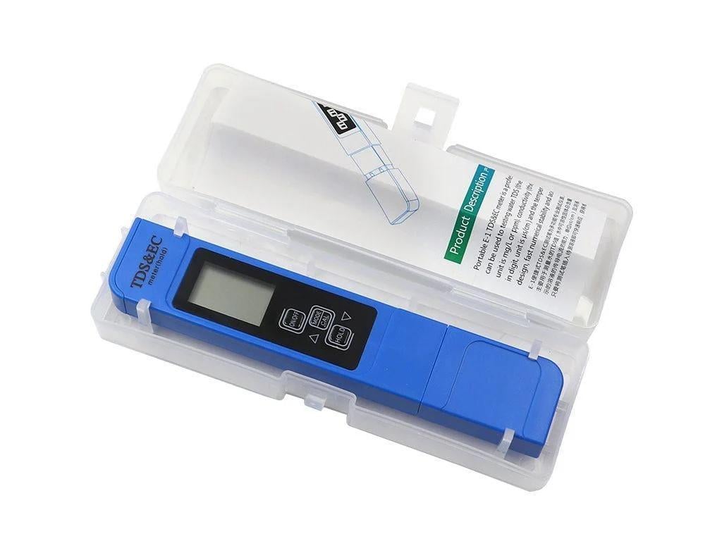 Тестер якості води Hoimc 3в1 солемір/кондуктометр/термометр Синій (Е051381)