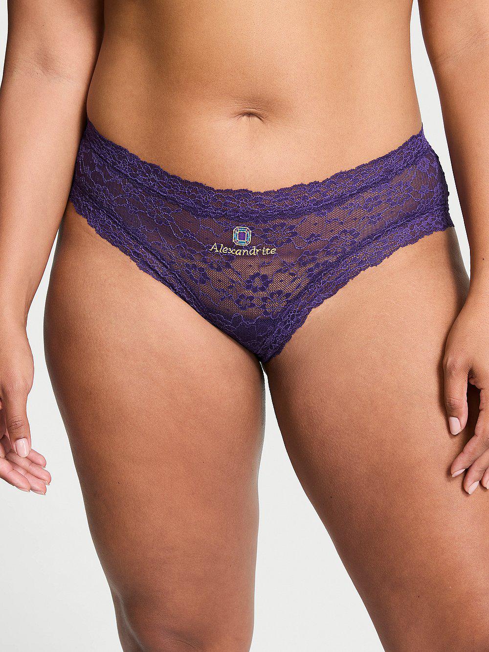 Трусики Чики Victoria's Secret Posey Lace Cheeky Panty S (26937671)