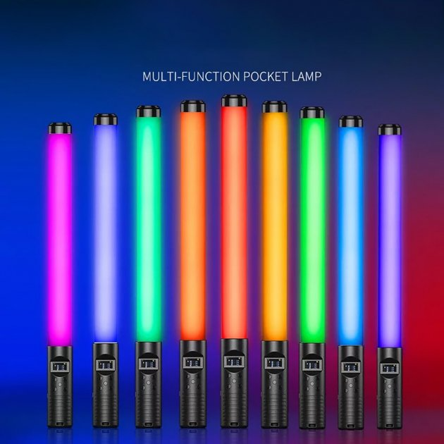 Лампа-жезл Stick Light LED RGB 2 м 50 см з пультом\мікрофон - фото 8