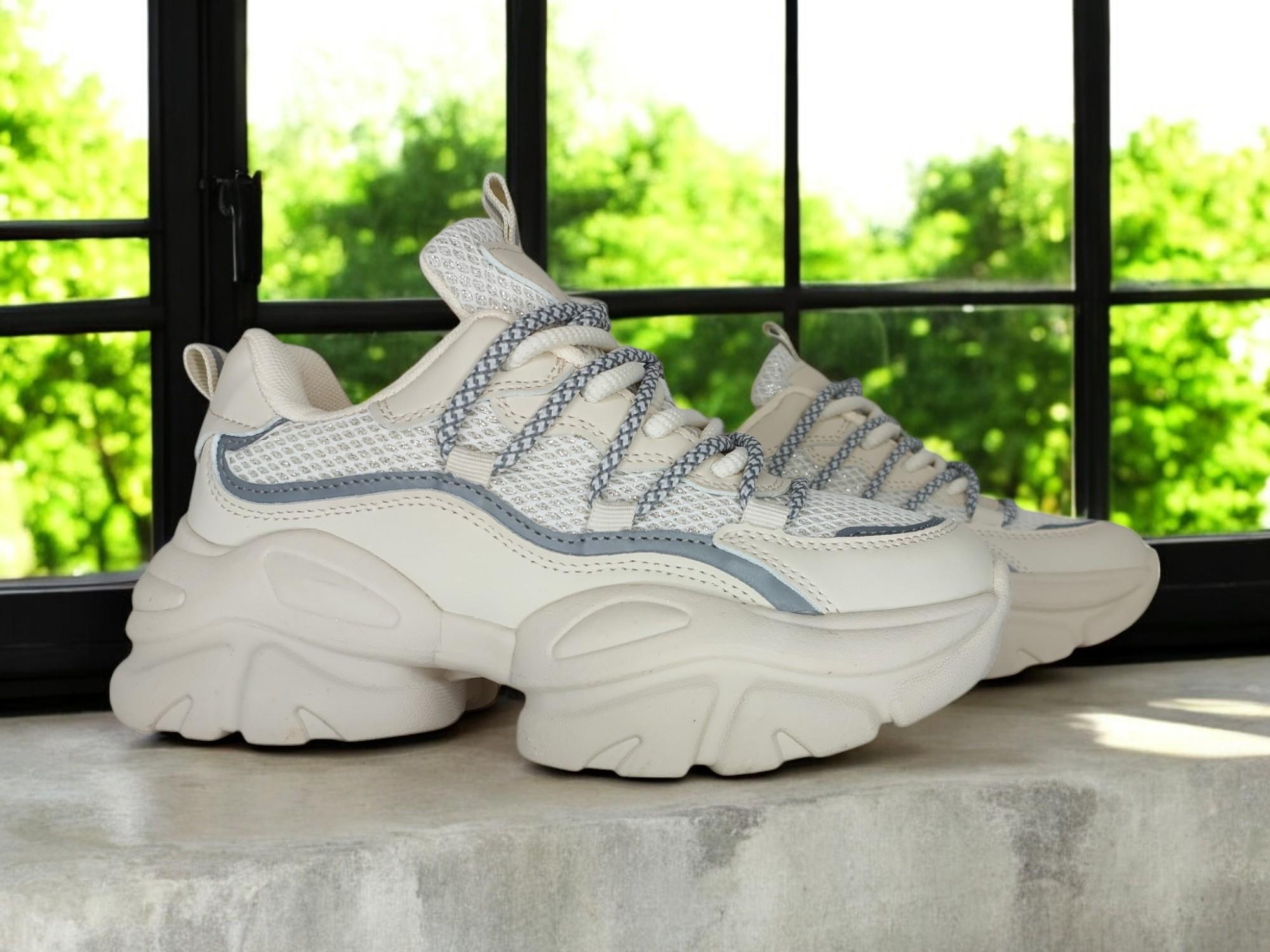 Кроссовки Clibee 336BG р. 36 Бежевый (25185998)