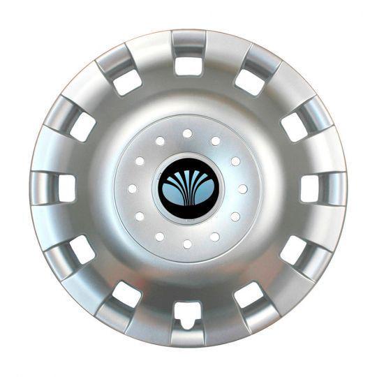 Автомобильные колпаки SKS 414 R16 с логотипом Daewoo 4 шт. Серебристый
