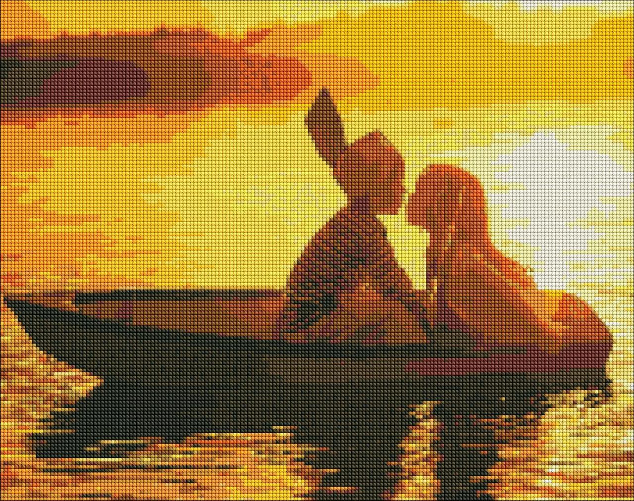 Набір алмазної мозаїки Перше кохання 40x50 см (AMO7230)