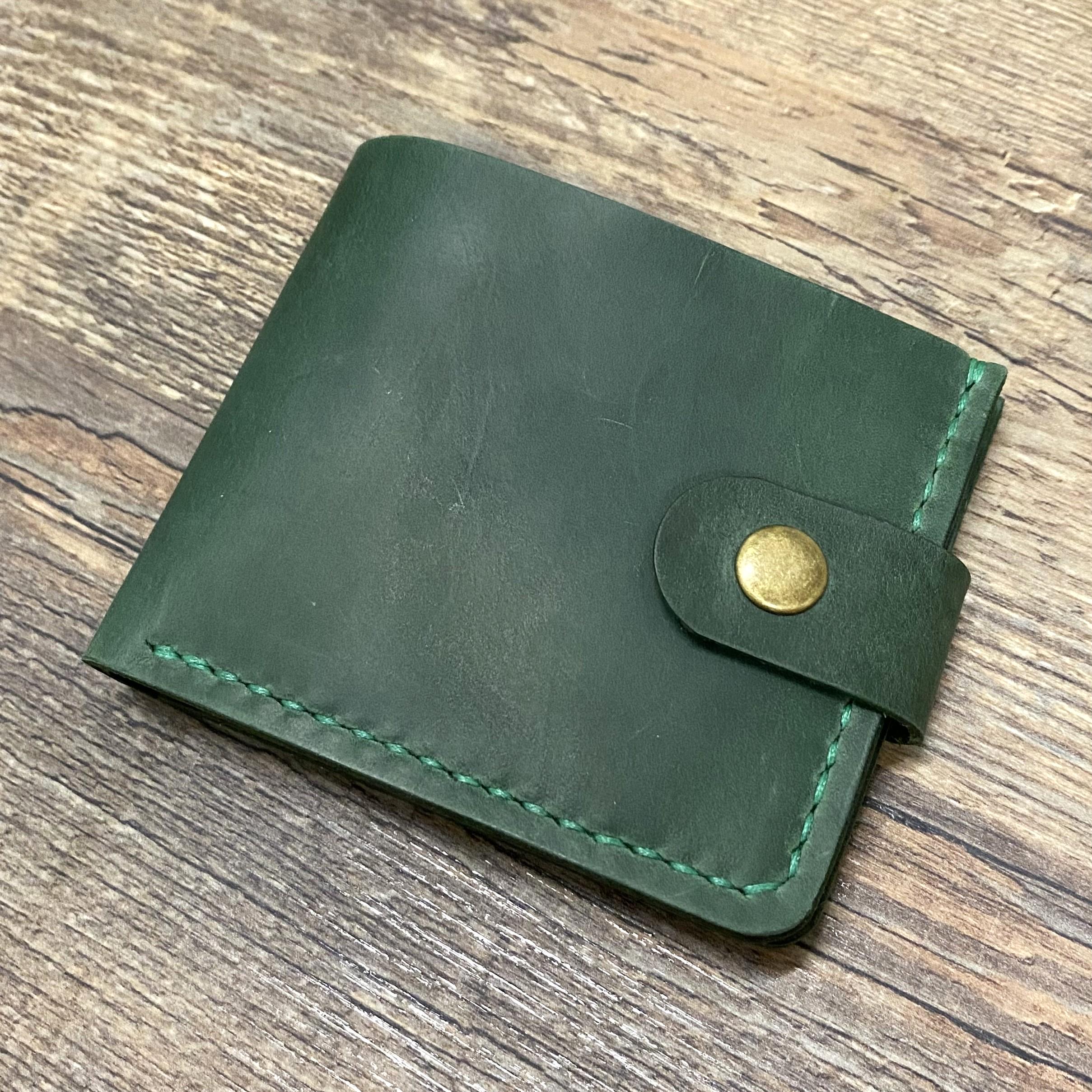 Кошелек мужской с монетницей Stedley Orso 1 натуральная кожа Зеленый (2424684900)