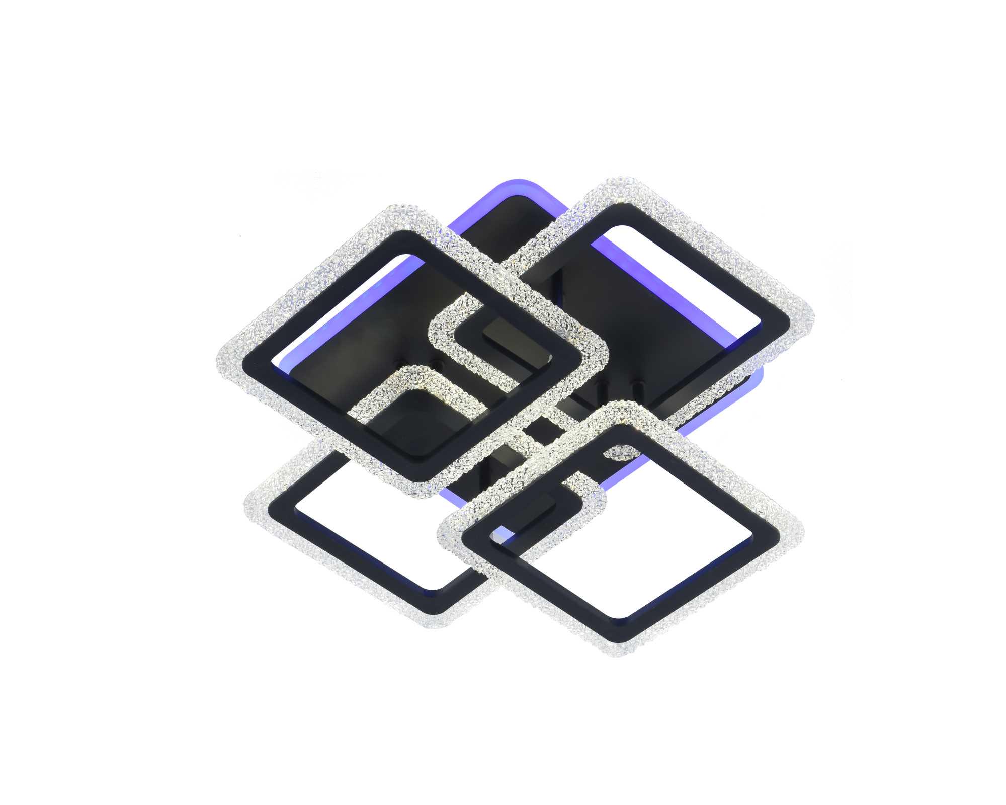 Люстра светодиодная акриловая Valeso V 3202A-2 2C BK с пультом