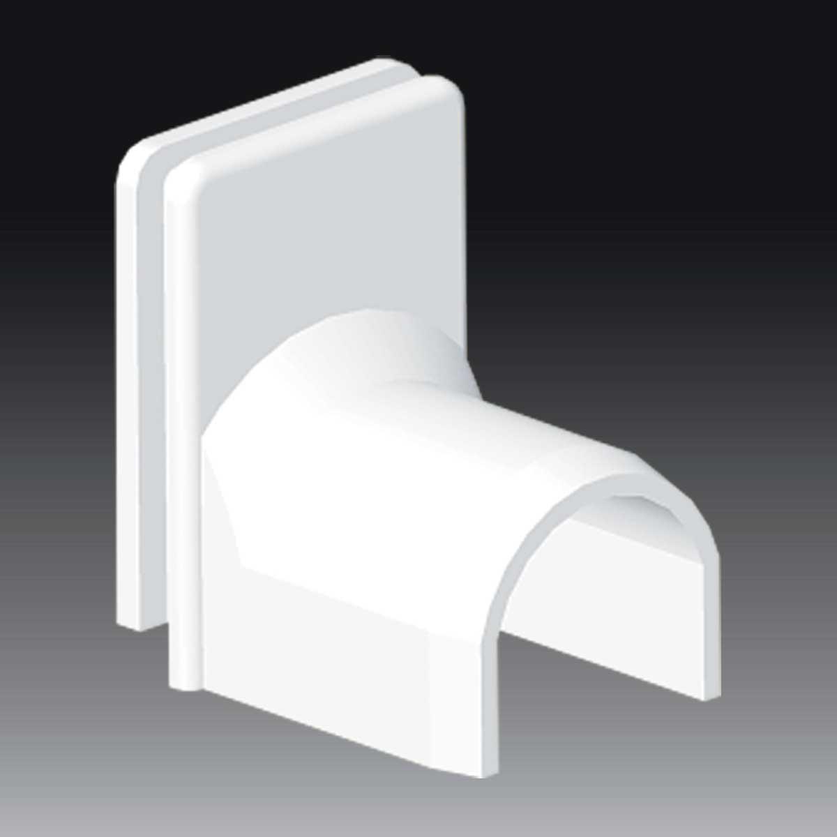 Переходник KOPOS для коробки LK 80x28 ПВХ Белый (8809_HB)