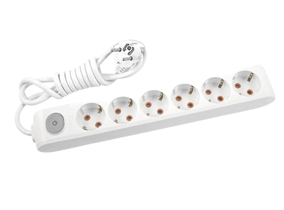 Удлинитель шестиместный Viko Multi-Let с заземлением и кнопкой 5 м (27848798)