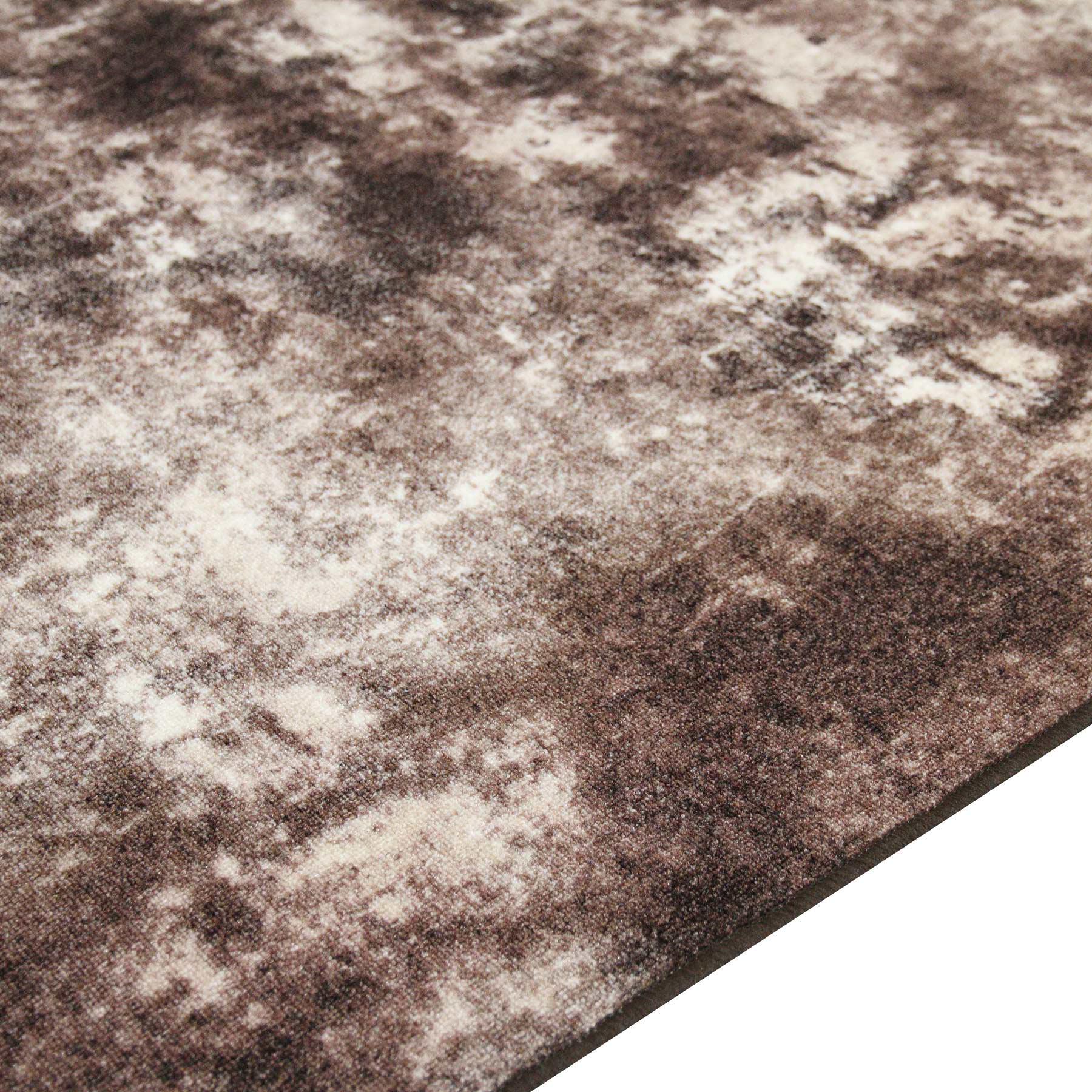 Ковер безворсовый на резиновой основе DAKARIA Ratio PrintGel Run 1023vl40-p5 2x2 м Коричневый (00-00015574) - фото 8