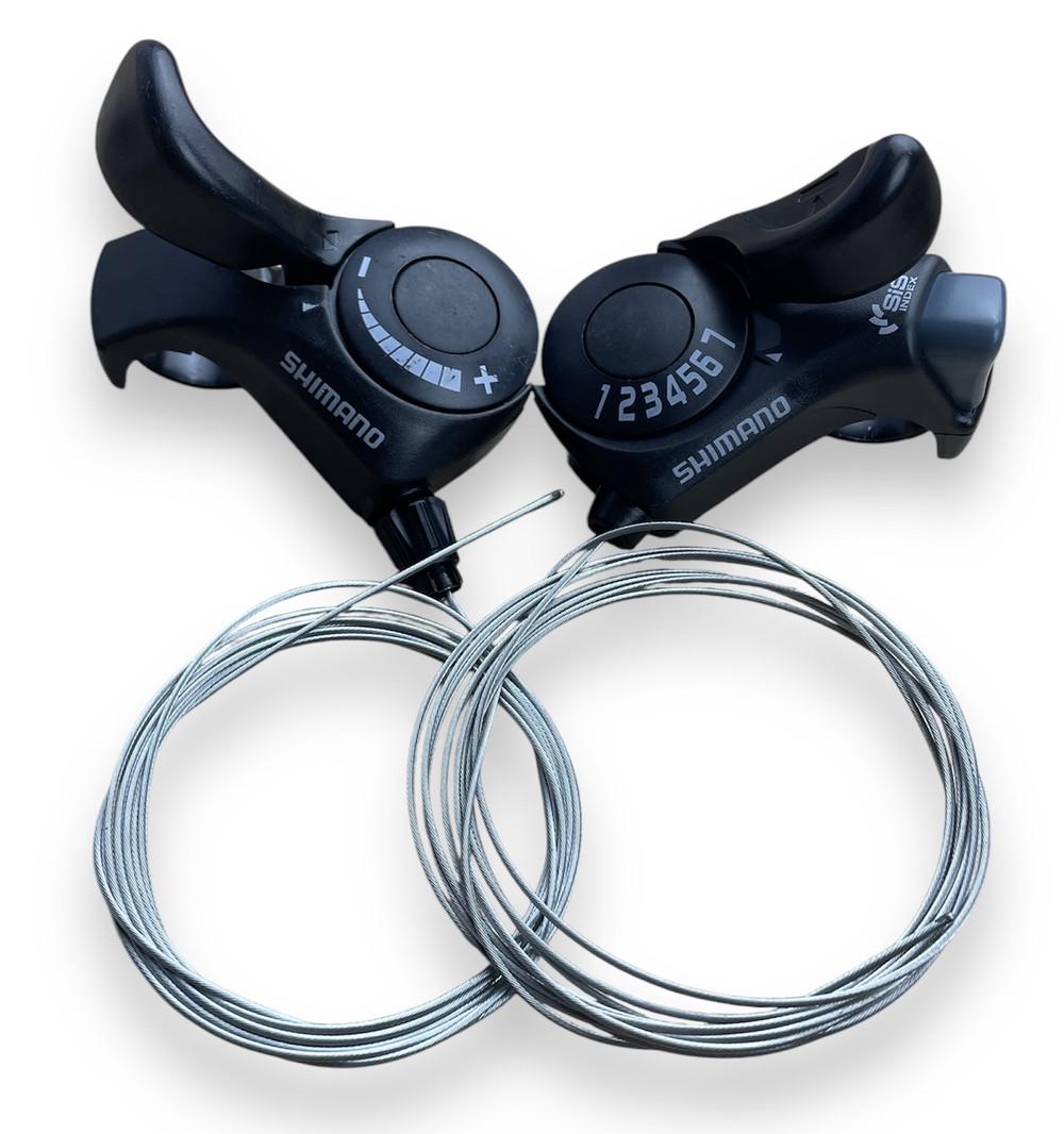 Манетки перемикання швидкостей під Shimano TOURNEY SIS index ST-TX30 3/7 комплект
