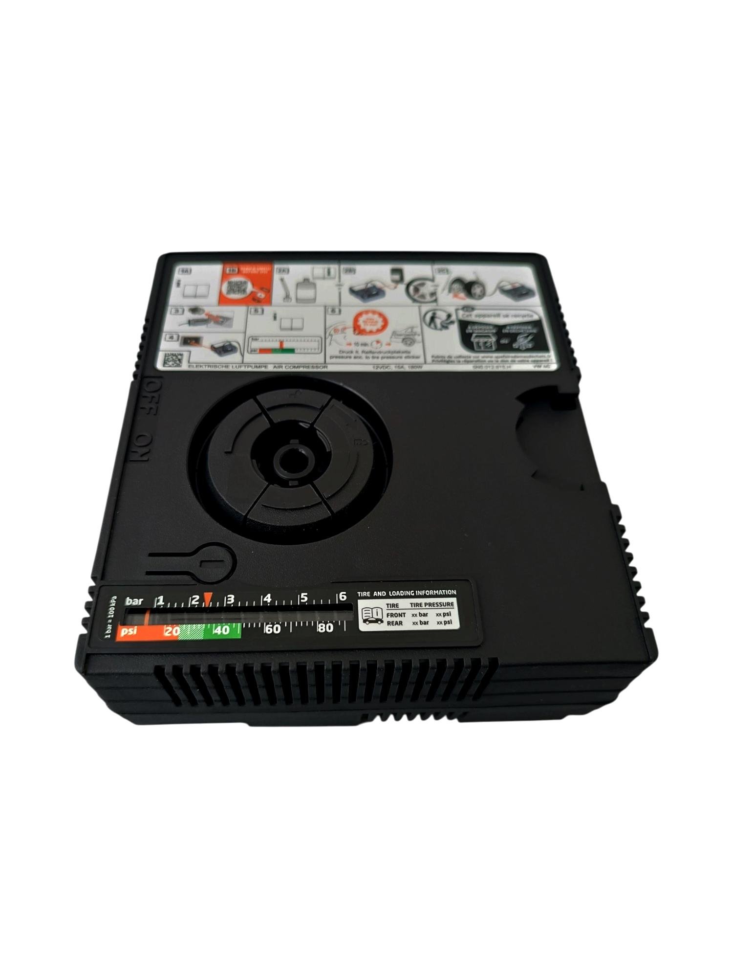 Штатный компрессор для подкачивания и ремонта шин VAG 5N0012615H OEM Aircom (5N0.012.615.H) - фото 5