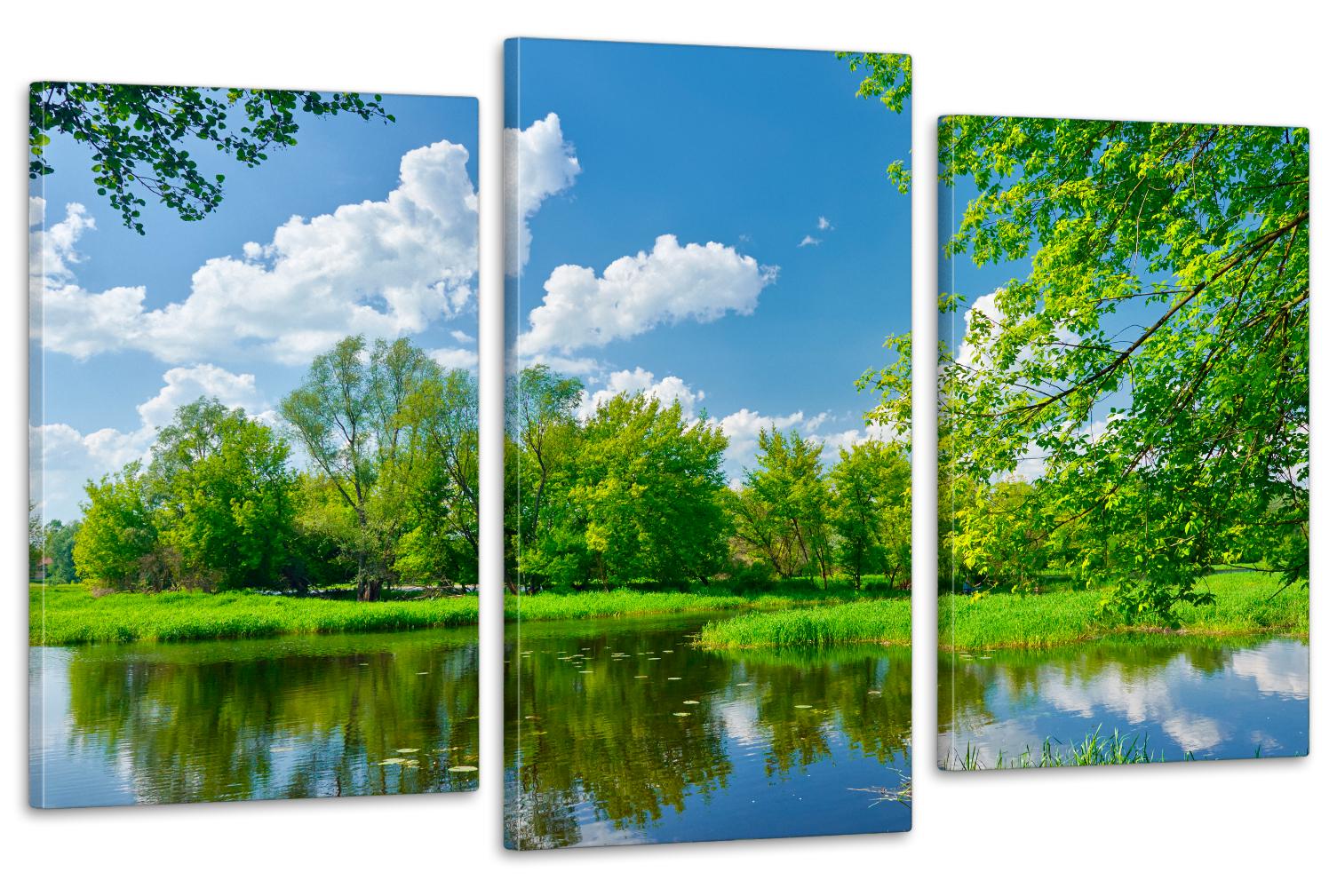 Картина модульная в гостиную/спальню Природа 70х130 см (Art-661_3)