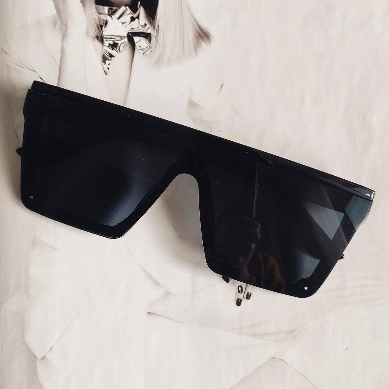 Сонцезахисні окуляри квадратні Чорний (14604)