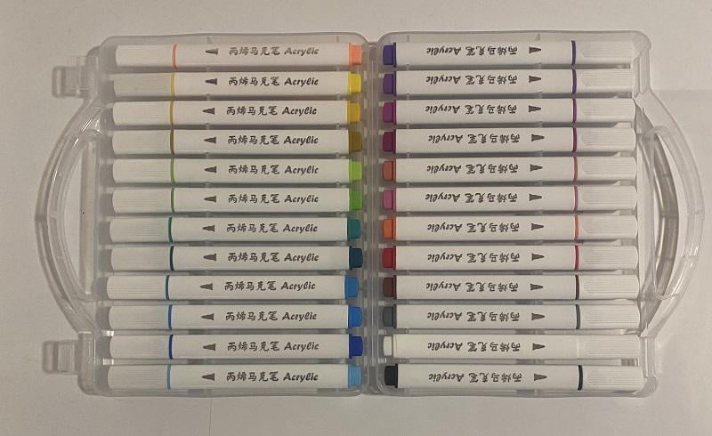 Набір акрилових скетчмаркерів Aodemei M6128-24 трикутний корпус 24 шт. (1317833) - фото 2 Набір акрилових скетчмаркерів Aodemei M6128-24 трикутний корпус 24 шт. (1317833) - фото 2