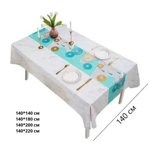 Скатерть для стола C00040-6 водоотталкивающая 140x200 см (C00040-6) - фото 4