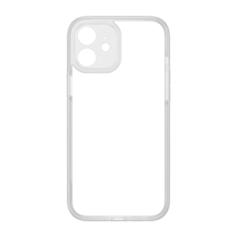 Чехол BASEUS Camera Lens Protector Frame Case для iPhone 12 White (FRAPIPH61N-02)