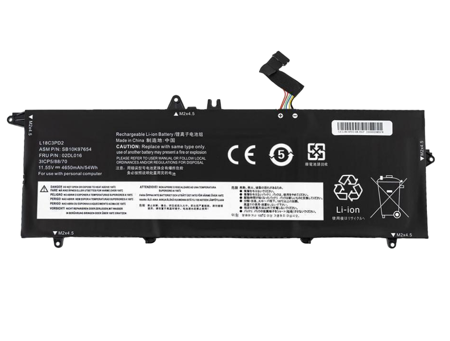 Аккумулятор для ноутбука Lenovo ThinkPad T14s Gen 1 4650 mAh 11,55V (148682)