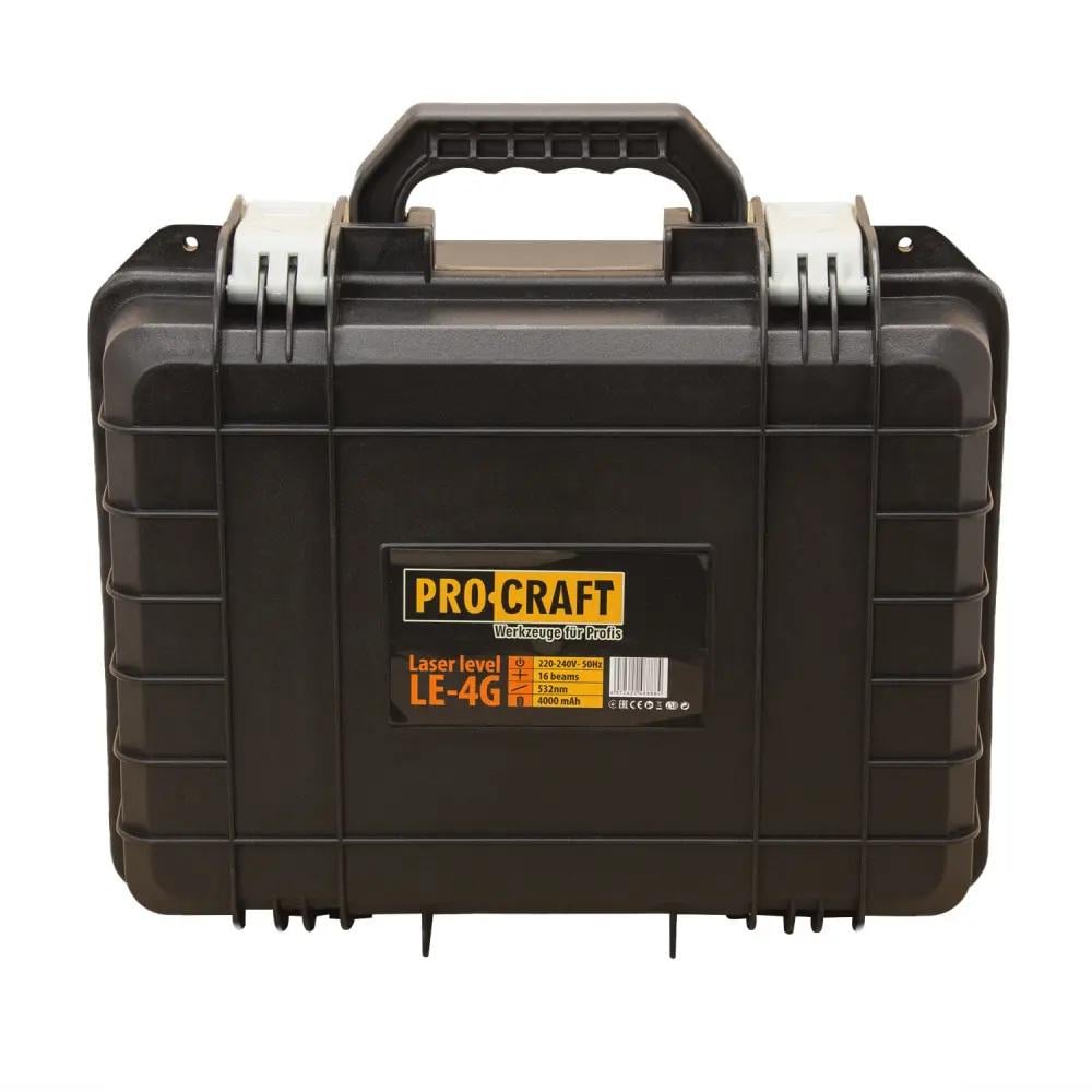 ᐉ Лазерний рівень ProCraft LE-4G 3D 16 ліній тримач та пульт ...