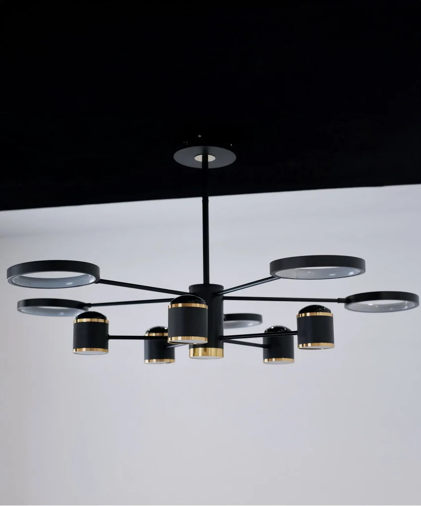 Підвісний світильник SOLEDESIGN Star Sky Large LED 86W Чорний/Золотий (SDLC-00094)
