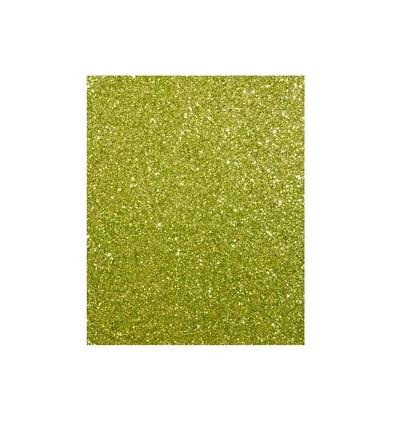 Фоаміран із глітером Флексика 2 мм 20x30 см 10 арк. в упаковці Салатовий (MTT-123167)