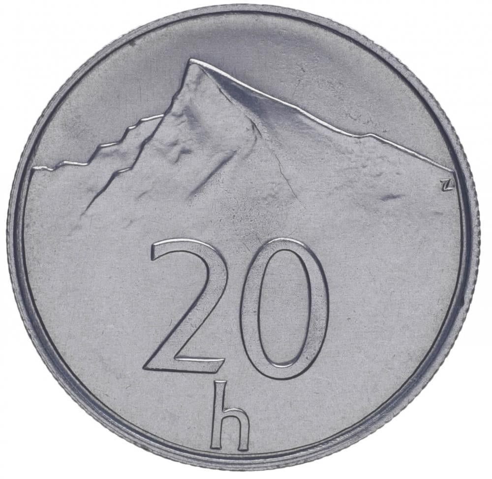 Коллекционная монета Словакия 20 геллеров 1996 UNC (KM#18) Коллекционная монета Словакия 20 геллеров 1996 UNC (KM#18)
