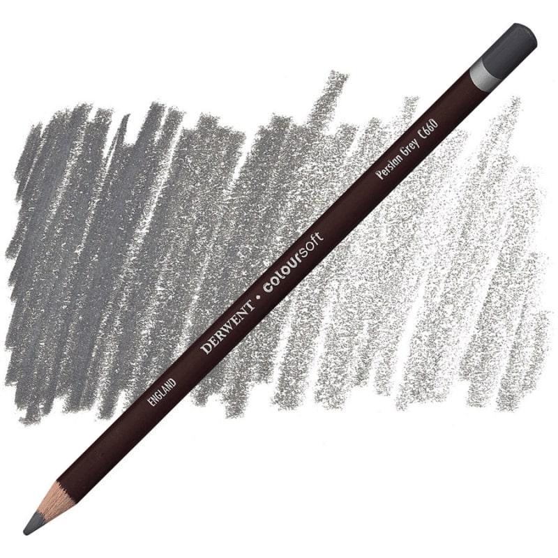Олівець кольоровий Derwent Coloursoft С660 Перський сірий (701018)