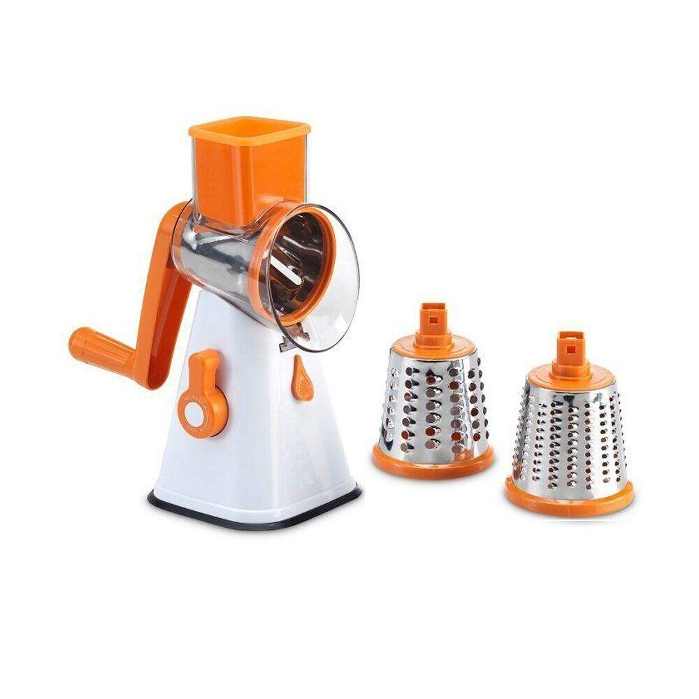 Овочерізка Wellamart механічна з 3 насадками (5958) Овочерізка Wellamart механічна з 3 насадками (5958)