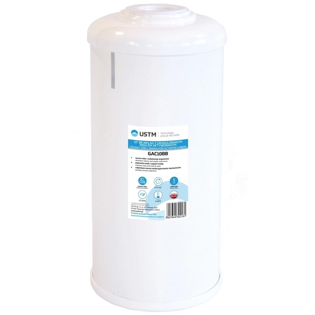 Картридж угольный USTM BigBlue 10" 4,5"х10" 114х254 мм (GAC10BB)