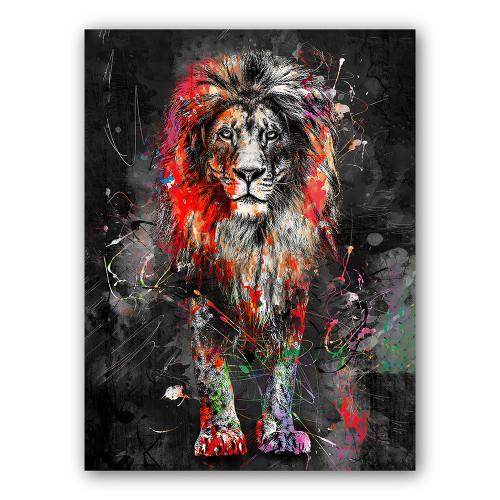 Картина Colorful Lion 75x100 см (P0446)