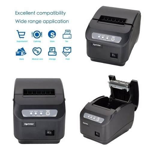 Принтер чеков Xprinter XP-Q200II USB/RS232 80 мм (1157) - фото 2