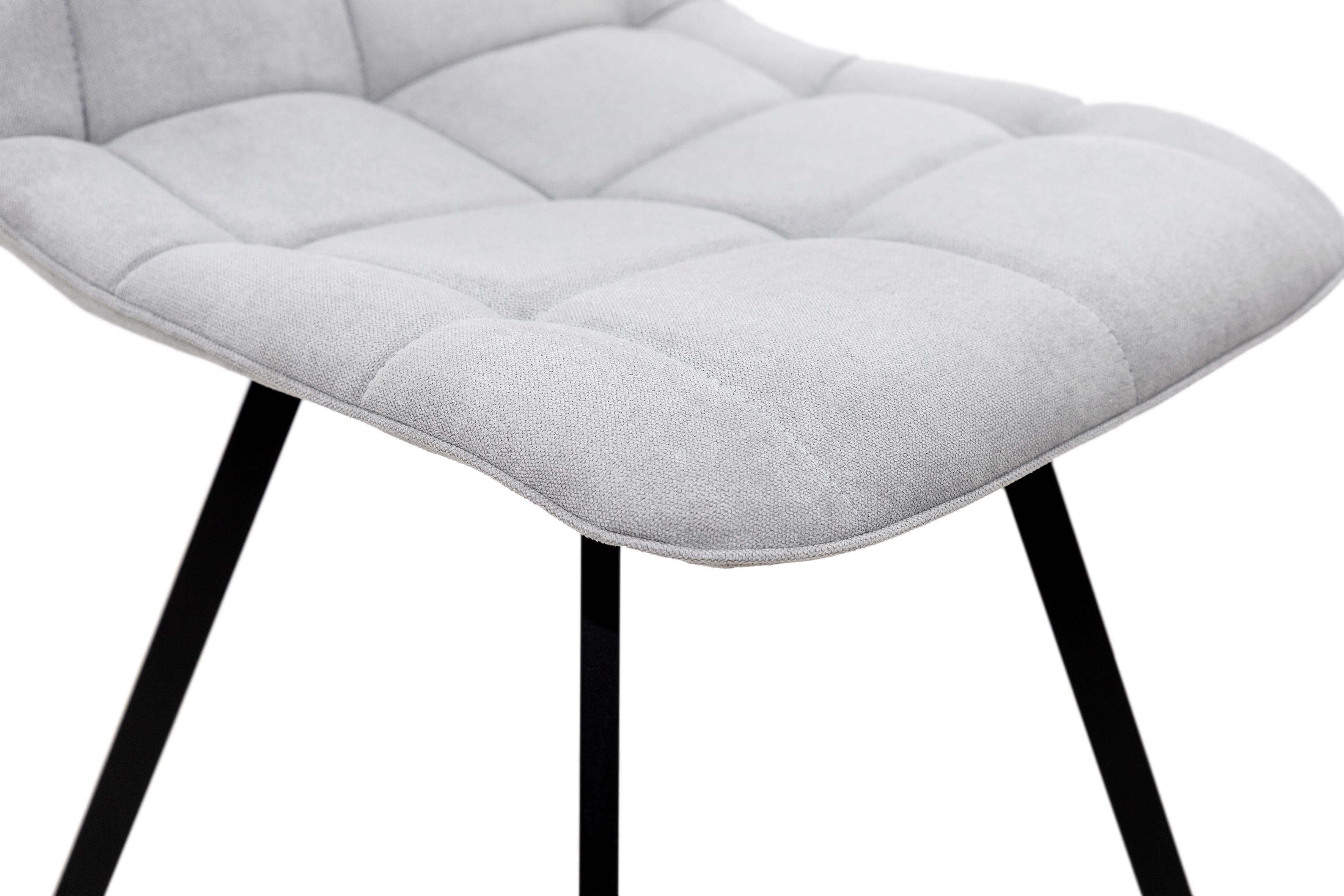 Стілець для кухні та вітальні Фіджи Софт 470х840х580 мм Чорний/Світло-сірий (GAА0056046) - фото 7 Стілець для кухні та вітальні Фіджи Софт 470х840х580 мм Чорний/Світло-сірий (GAА0056046) - фото 7