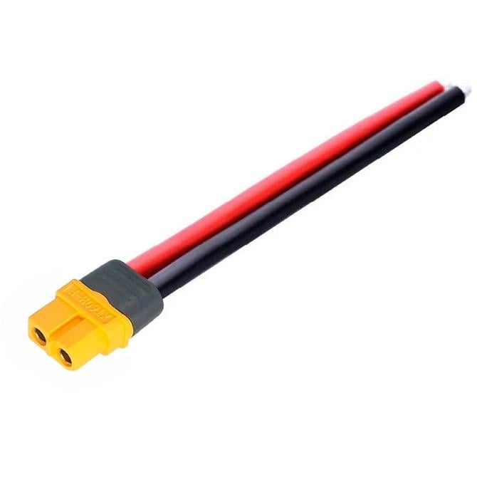 Кабель питания с разъемом Amass XT60H-F мама с проводом 12AWG (ART-15704)