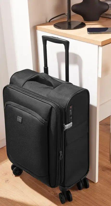 Валіза тканинна мала Topmove зі збільшенням об'єму 35/40 л Чорний (IAN445590 black) - фото 2 Валіза тканинна мала Topmove зі збільшенням об'єму 35/40 л Чорний (IAN445590 black) - фото 2