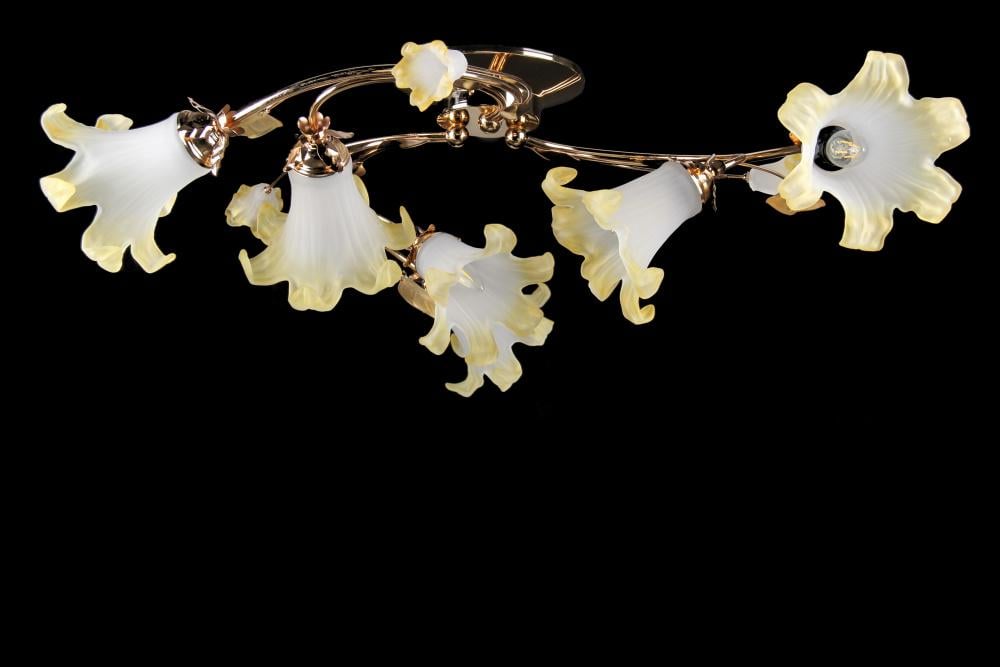 Люстра з плафонами Ray L9001/6 GD (IR006190) Люстра з плафонами Ray L9001/6 GD (IR006190)