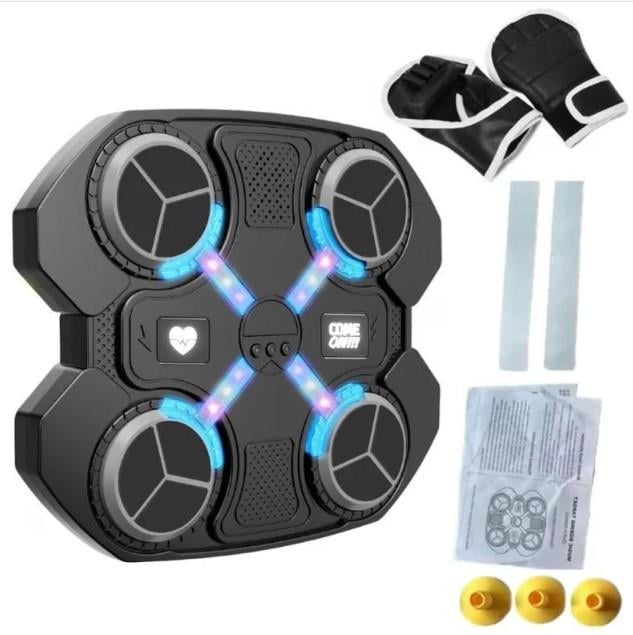 Мішень для боксу з музикою та підсвічуванням Чорний (23449556)