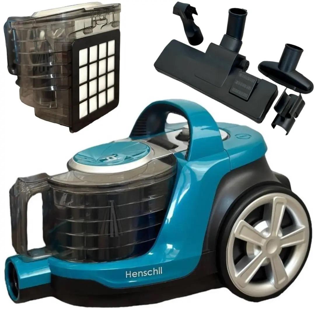 Пылесос циклонного типа Henschll XN-1989 с контейнером 3000 Вт Бирюзовой (XN-1989.3) - фото 2