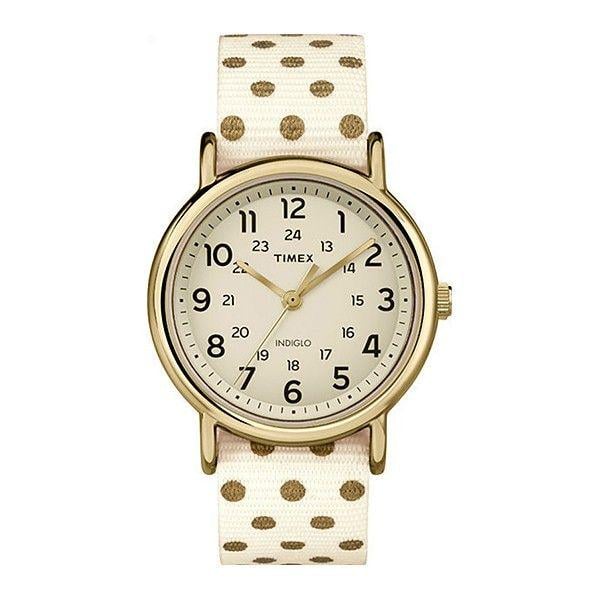 Наручные часы женские Timex Weekender кварцевые Gold (Tx2p66100) - фото 1