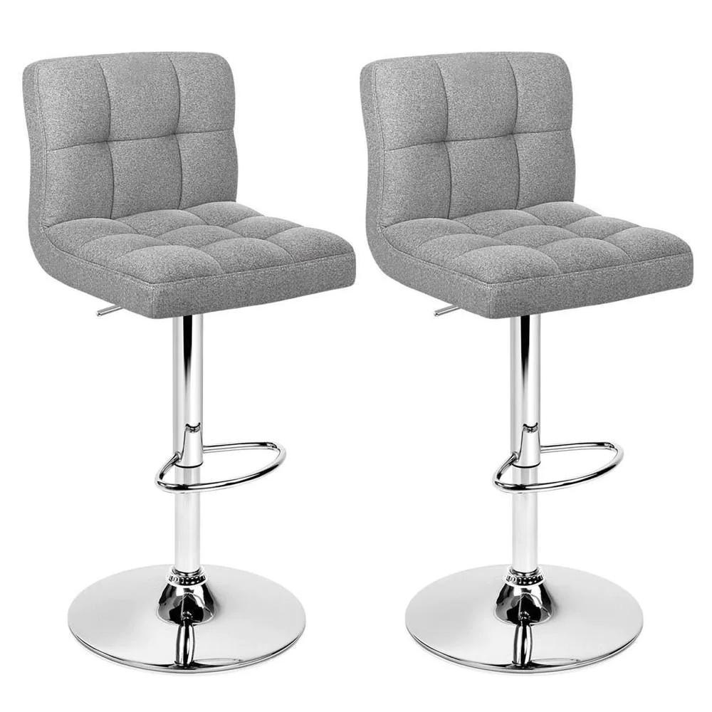 Стул барный хокер Homart 727TS текстиль Серый (9645) - фото 6 Стул барный хокер Homart 727TS текстиль Серый (9645) - фото 6