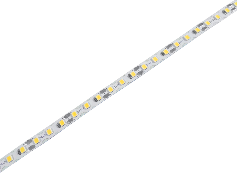Світлодіодна стрічка Prolum 2835-120 LED 8 мм 12 В 9 Вт IP20 S типу упаковка 5 м 5500-6000K Білий (5899)