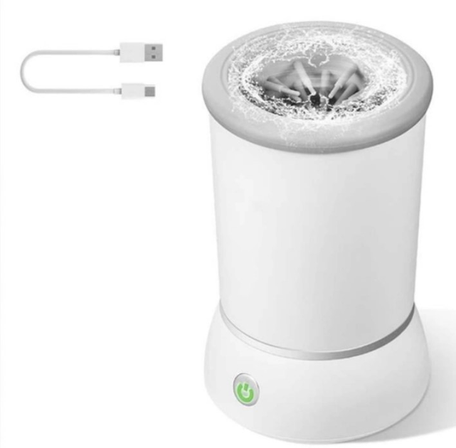 Лапомийка автоматична Pet Foot Wash із силіконовими щетинками для миття лап собак і котів 80W