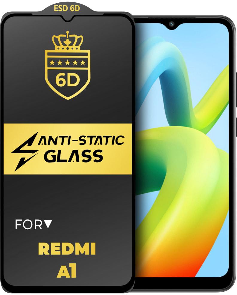 Стекло защитное 6D Anti-Static Xiaomi Redmi A1 Glass Shield (34208)
