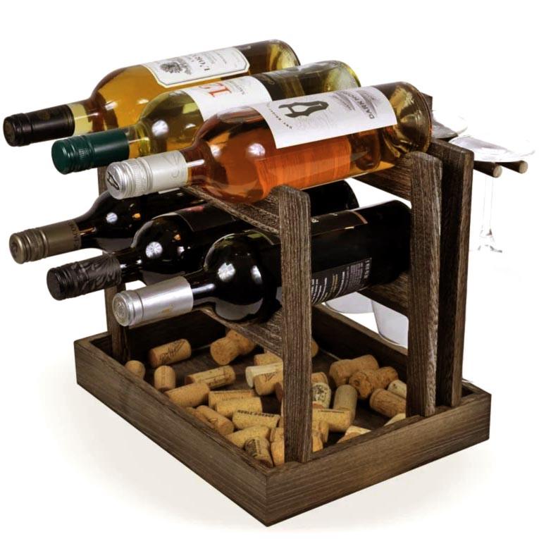 Полка для вина настольная Дерсон Капучино (Впс-009109)