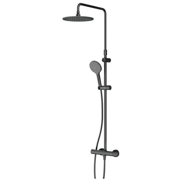 Душевая система AM.PM Like F0780422 ShowerSpot с термостатом Черный матовый (35624018) Душевая система AM.PM Like F0780422 ShowerSpot с термостатом Черный матовый (35624018)