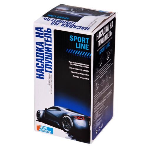 Насадка на глушник НГ-0415 D 59 мм 165 мм 95x70 мм (НГ-0415) - фото 5