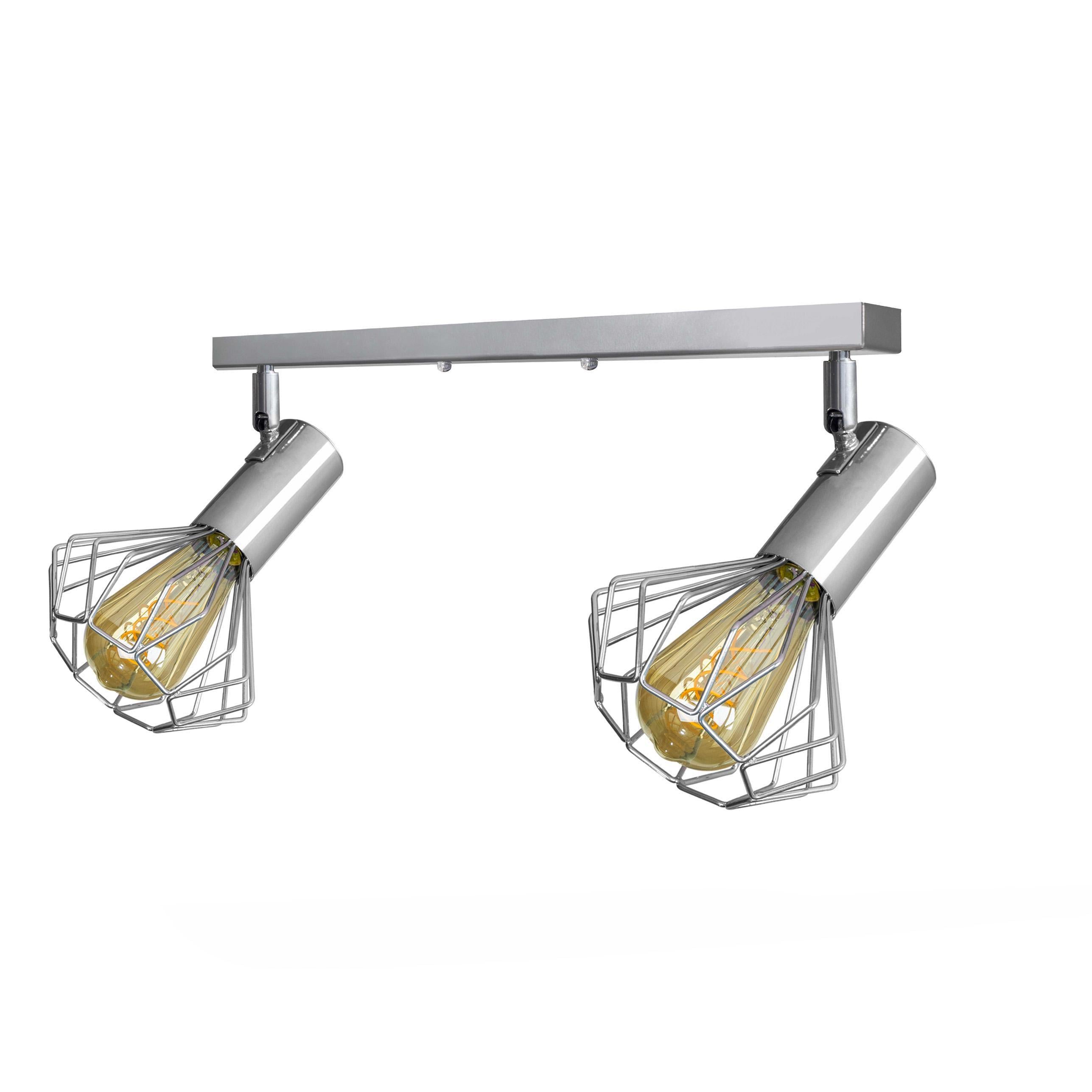 Светильник лофт MSK Electric Diadem настенно-потолочный NL 22151-2 CR Хром