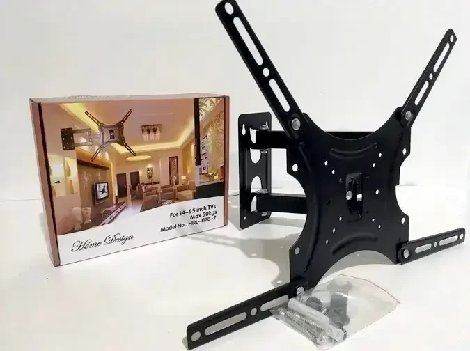 Крепление для телевизора HDL-117B2 настенное поворотное14-55" до 50 кг (6896) - фото 5 Крепление для телевизора HDL-117B2 настенное поворотное14-55" до 50 кг (6896) - фото 5