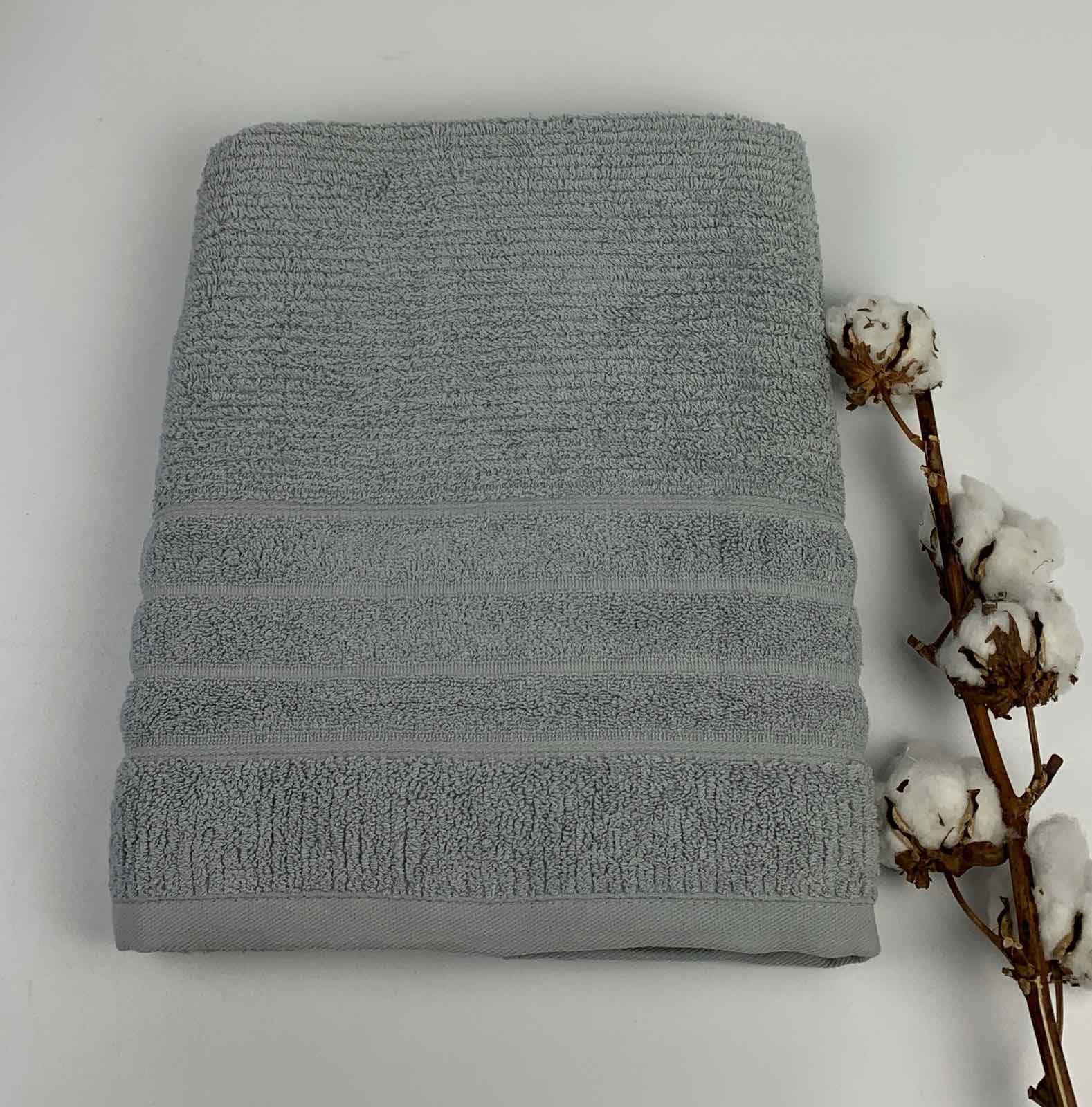 Полотенце Philippus Delux Cotton Sicilya A144 70x140 см Серый (CN31104)