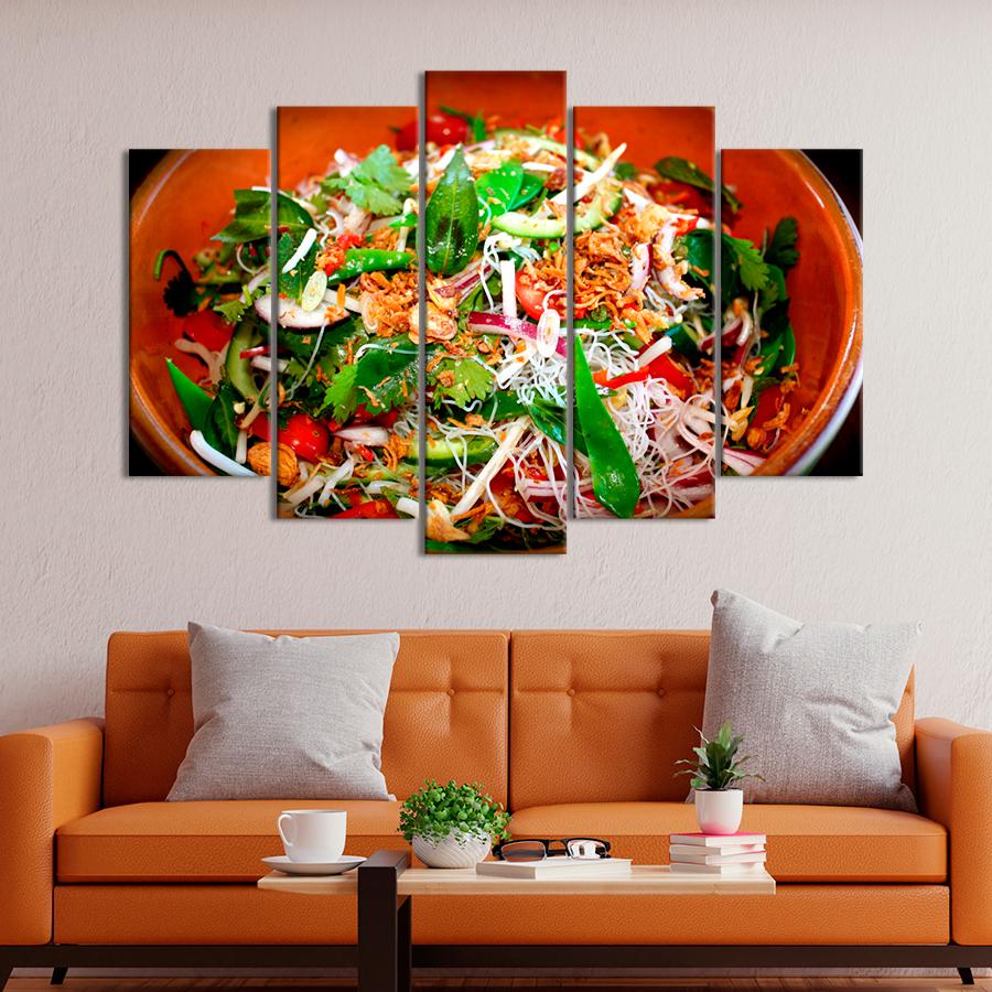 Настенний декор Свежий весенний овощной салат 112x68 см (A544-5)