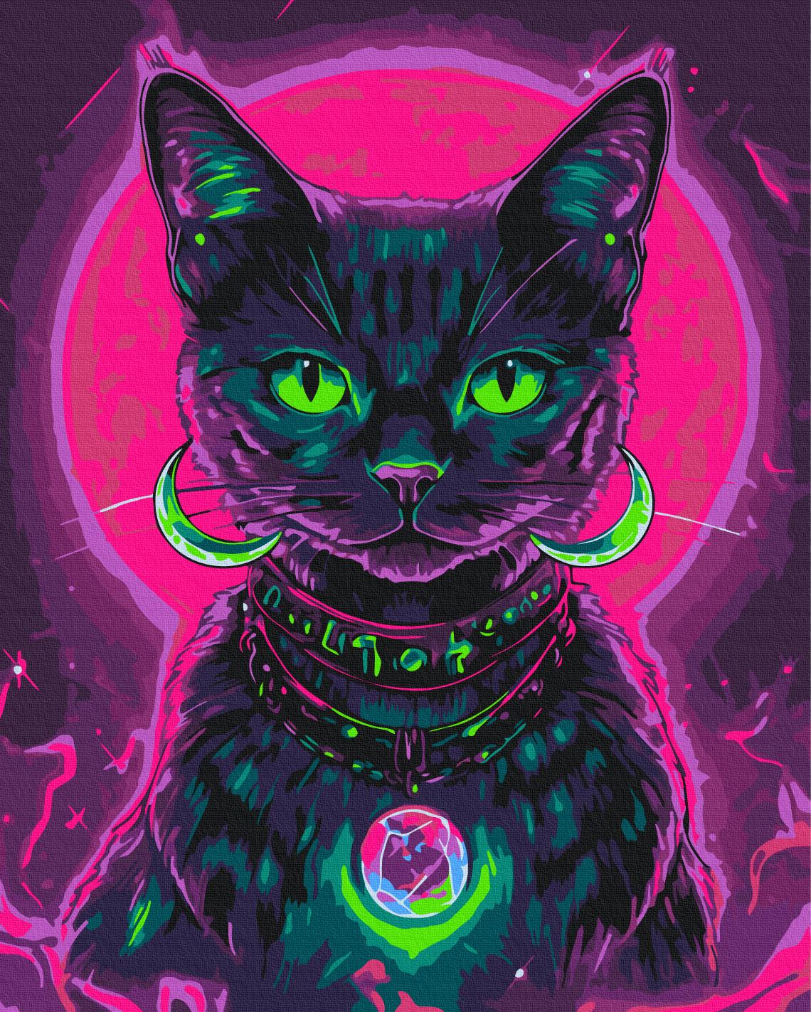 Картина по номерам Brushme Пушистая прорицательница 40x50 см (BS54410)